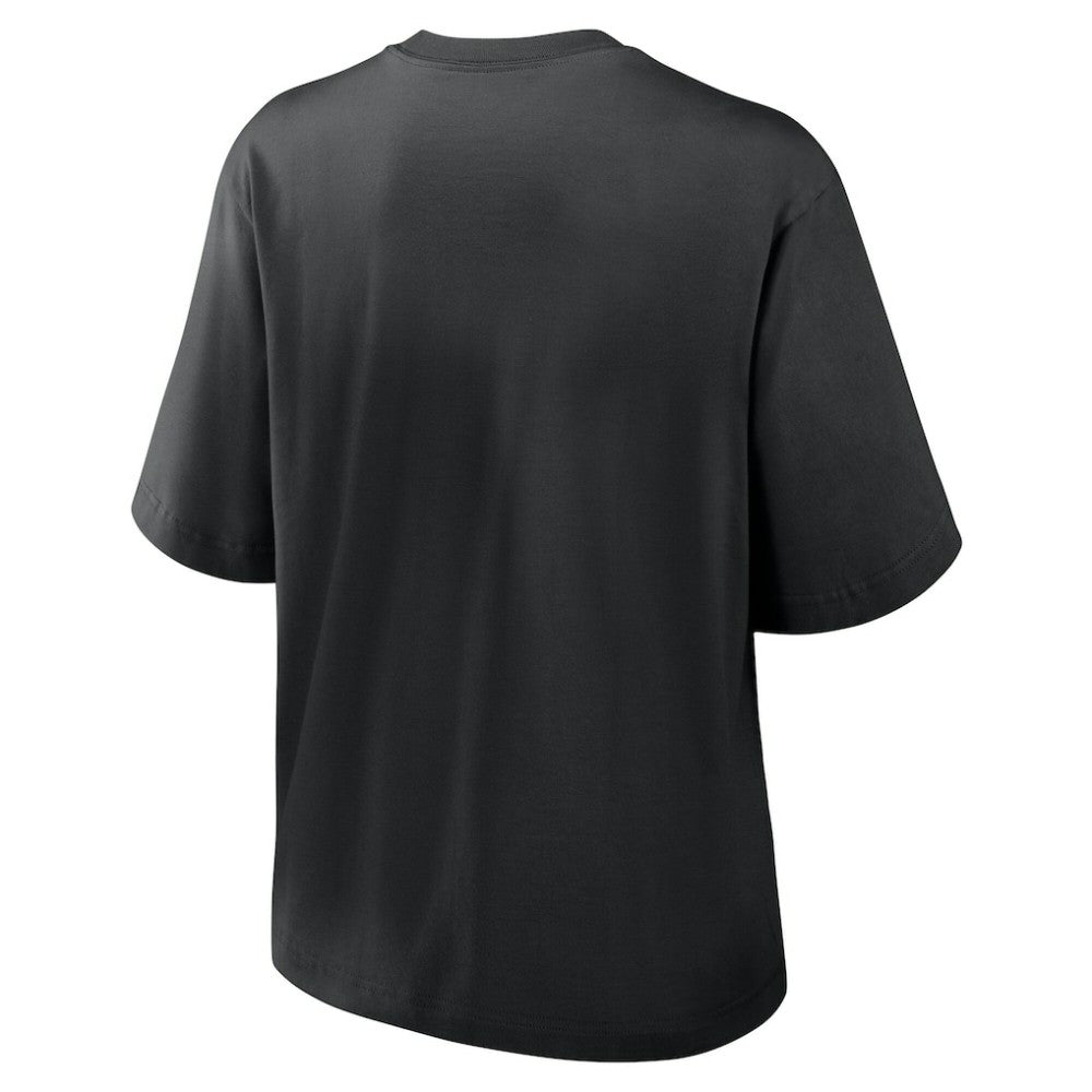 Chicago White Sox Women's 2025 City Connect Logo Boxy T-Shirt Black | Nike