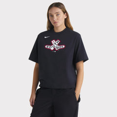 Chicago White Sox Women's 2025 City Connect Logo Boxy T-Shirt Black | Nike