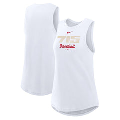 Atlanta Braves Women's City Connect Tricode High Neck Dri-FIT Tank Top White | Nike