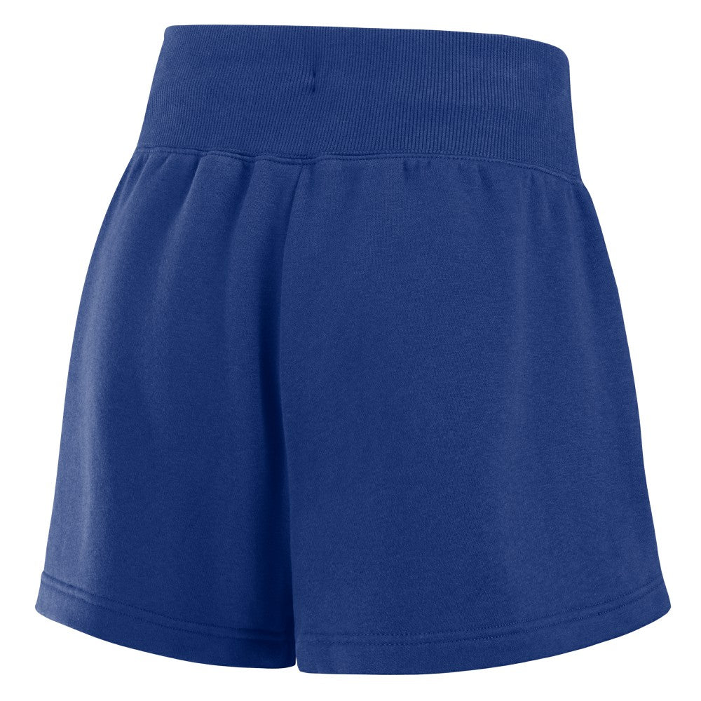 Los Angeles Dodgers Women's Color-Block Phoenix Fleece Lounge Shorts Royal/White | Nike
