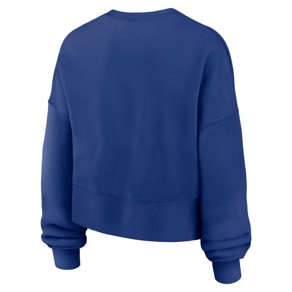 Philadelphia Phillies Women's Oversized High Hip Pullover Sweatshirt Royal | Nike