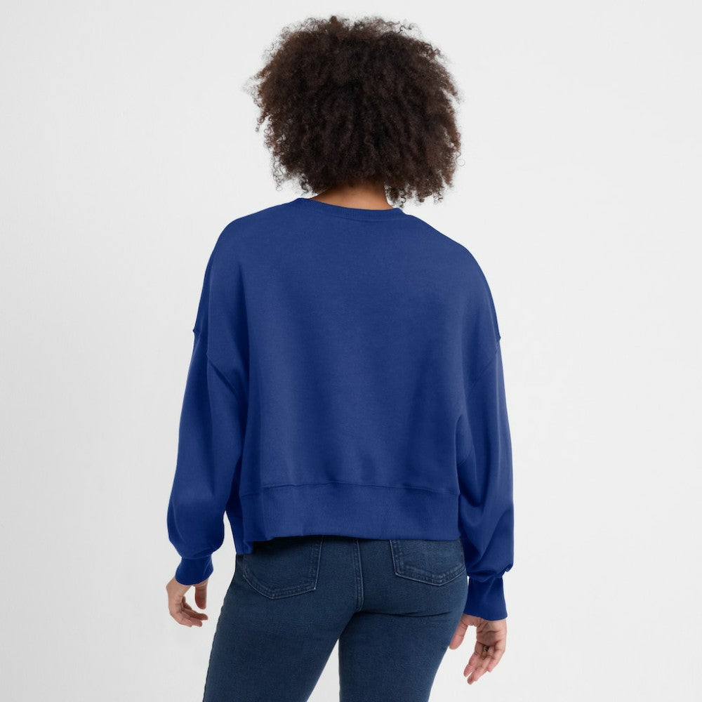 Philadelphia Phillies Women's Oversized High Hip Pullover Sweatshirt Royal | Nike