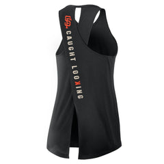 San Francisco Giants Open-Back Crisscross Dri-FIT Tank Top Black | Nike