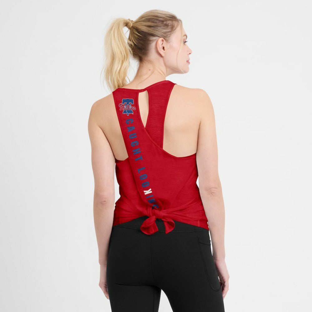 Philadelphia Phillies Open-Back Crisscross Dri-FIT Tank Top Red | Nike