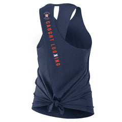 Houston Astros Open-Back Crisscross Dri-FIT Tank Top Navy | Nike