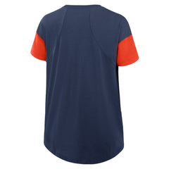 Houston Astros Women's Flowy Fashion Tri-Blend Dri-FIT T-Shirt Navy | Nike