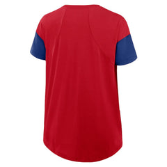 Philadelphia Phillies Women's Flowy Fashion Tri-Blend Dri-FIT T-Shirt Red | Nike