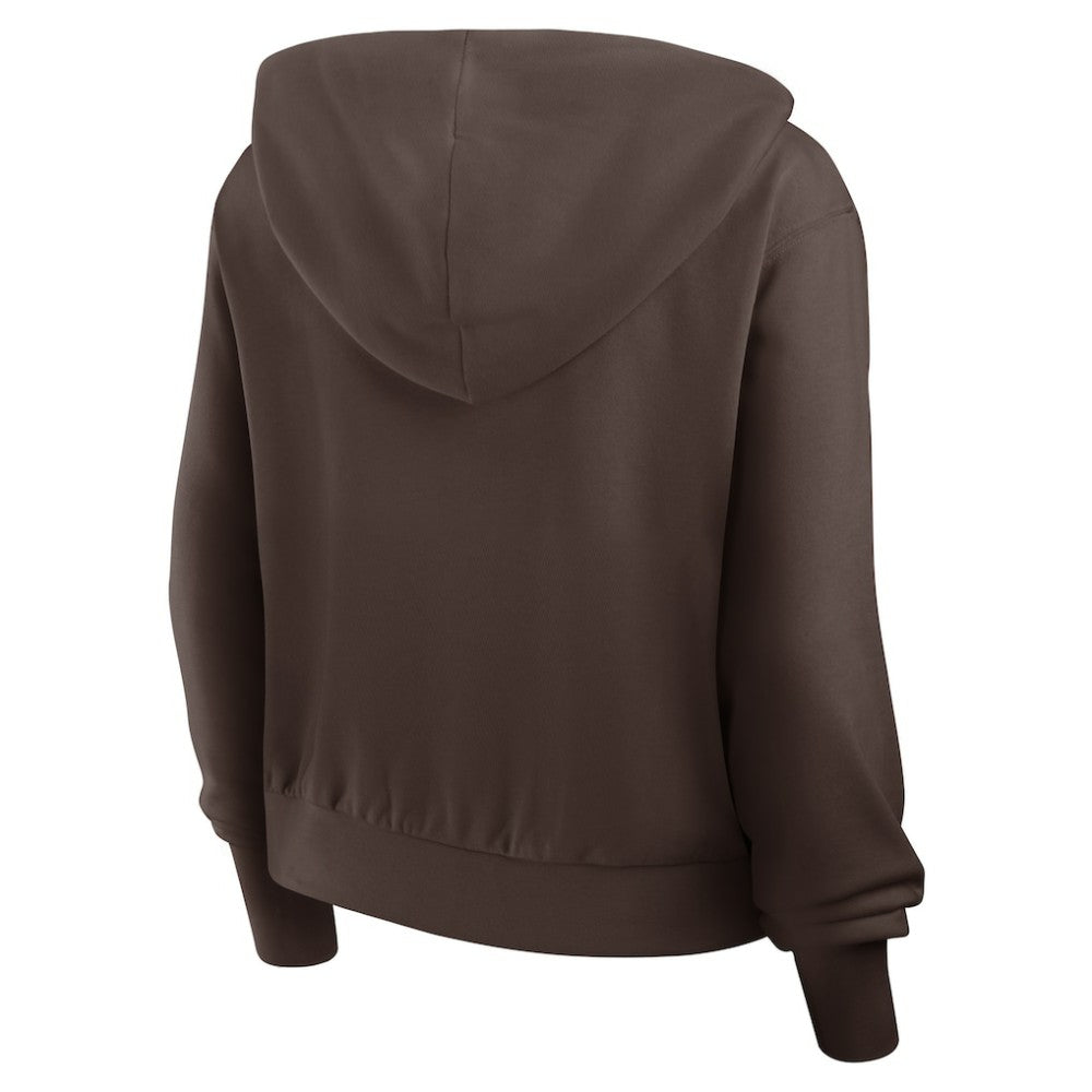 San Diego Padres Women's Cropped Chill Full-Zip Hoodie Brown | Nike