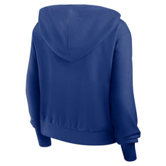 Chicago Cubs Women's Cropped Chill Full-Zip Hoodie Royal | Nike