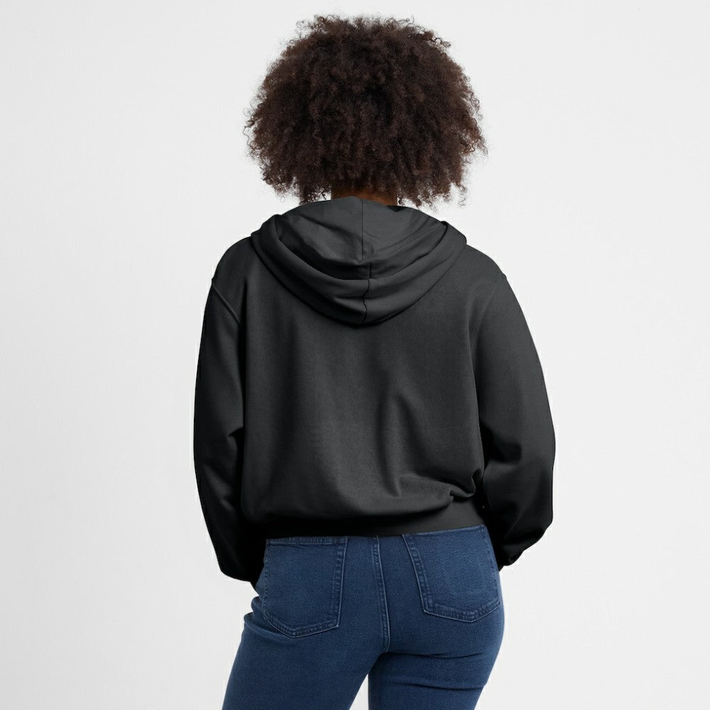 Cincinnati Reds Women's Cropped Chill Full-Zip Hoodie Black | Nike