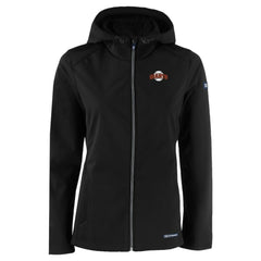 San Francisco Giants Cutter & Buck Women's Evoke Eco Softshell Recycled Full-Zip Jacket Black