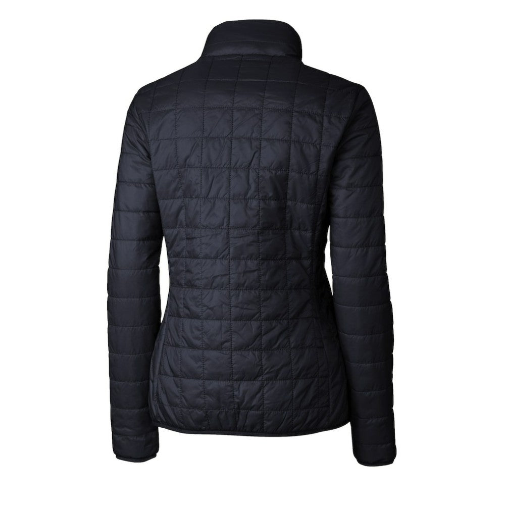 Los Angeles Dodgers Cutter & Buck Women's Rainier PrimaLoft Eco Insulated Full-Zip Puffer Jacket Navy