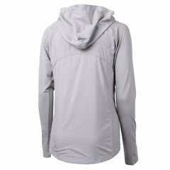 Los Angeles Dodgers Cutter & Buck Women's  Adapt Eco Knit Hybrid Recycled Full-Zip Hoodie Gray