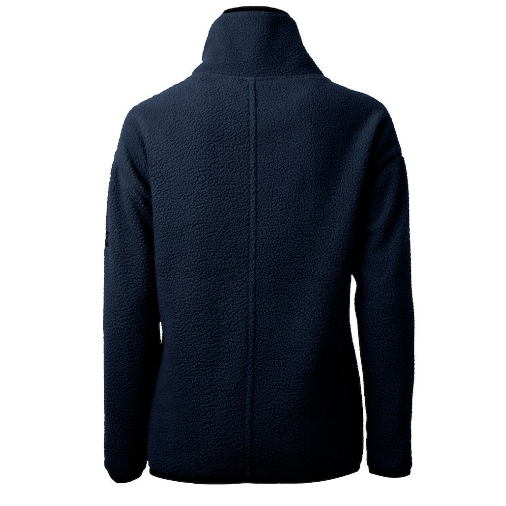 Seattle Mariners Cutter & Buck Women's  Cascade Eco Sherpa Fleece Half-Zip Pullover Jacket Navy