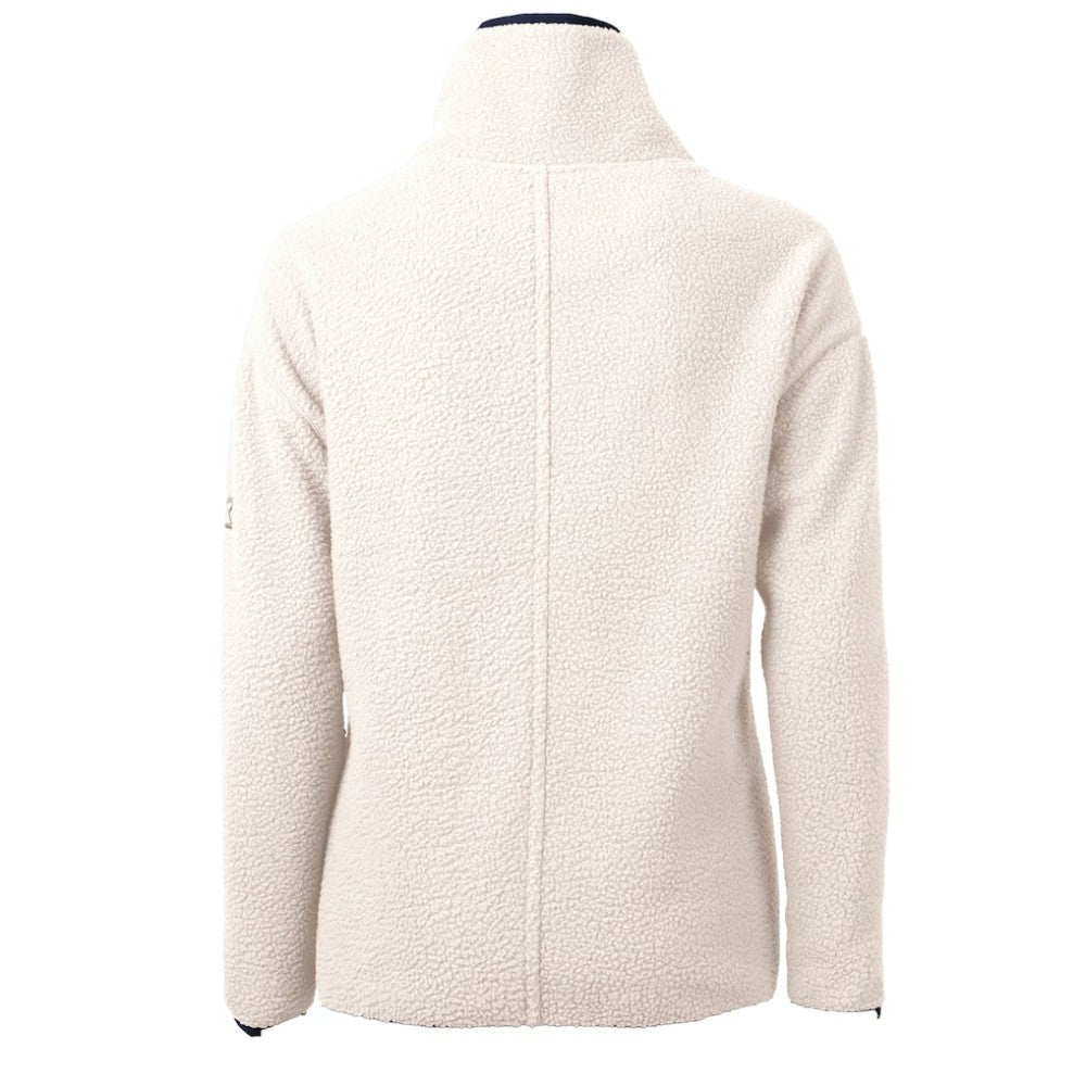 Los Angeles Dodgers Cutter & Buck Women's  Cascade Eco Sherpa Fleece Half-Zip Pullover Jacket Cream