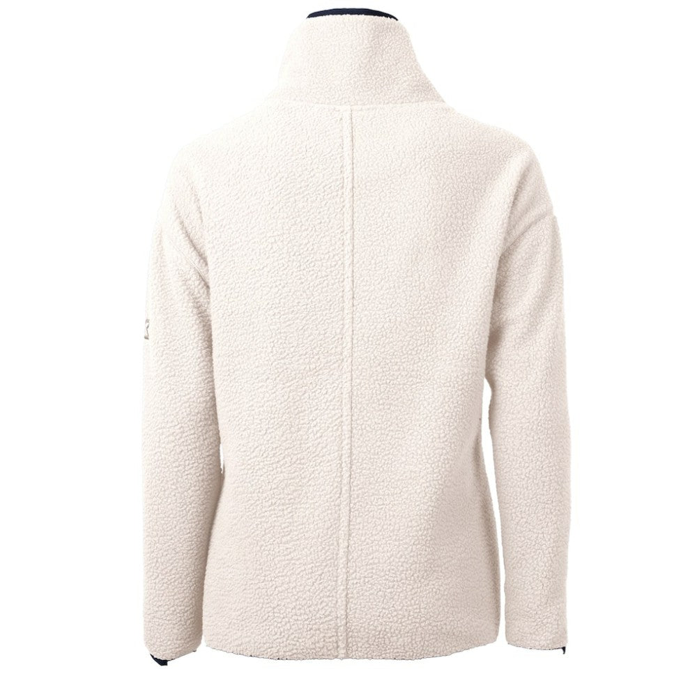 Baltimore Orioles Cutter & Buck Women's  Cascade Eco Sherpa Fleece Half-Zip Pullover Jacket Cream