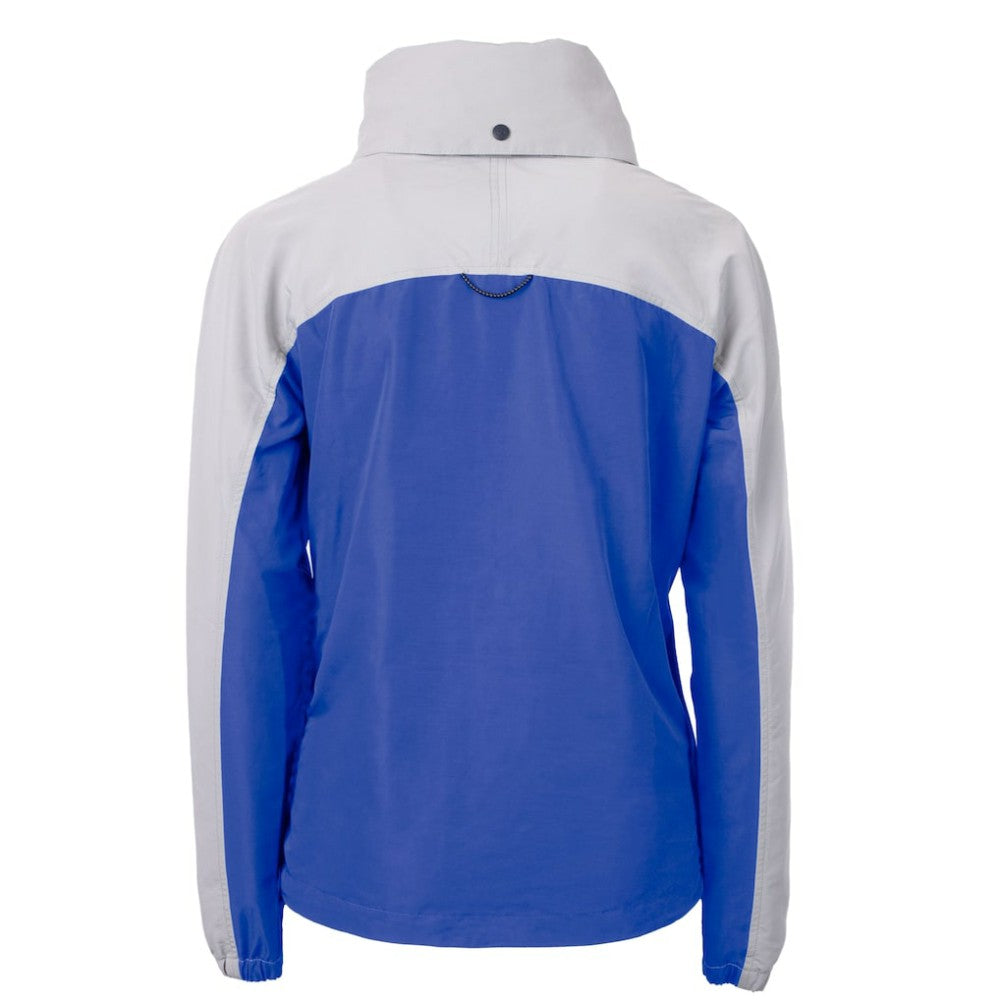 Atlanta Braves Cutter & Buck Women's  Charter Eco Recycled Half-Zip Anorak Jacket Royal