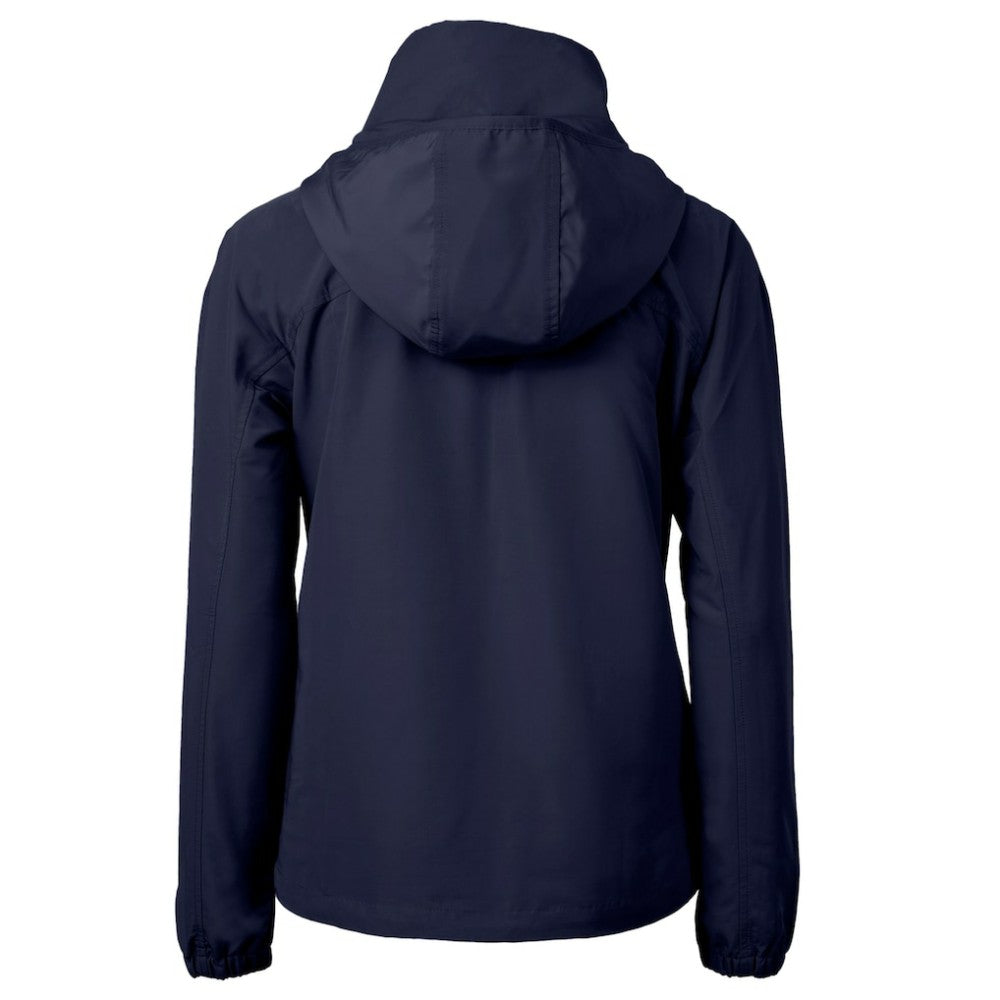 Detroit Tigers Cutter & Buck Women's  Charter Eco Recycled Half-Zip Anorak Jacket Navy