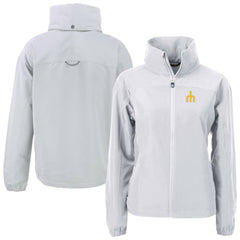 Seattle Mariners Cutter & Buck Women's  Charter Eco Recycled Full-Zip Jacket Gray