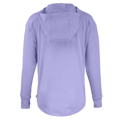 Colorado Rockies Cutter & Buck Women's Daybreak Eco Recycled Half-Zip Hoodie Purple