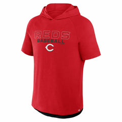Cincinnati Reds Clubhouse Optimal Play Raglan Hoodie T-Shirt Red