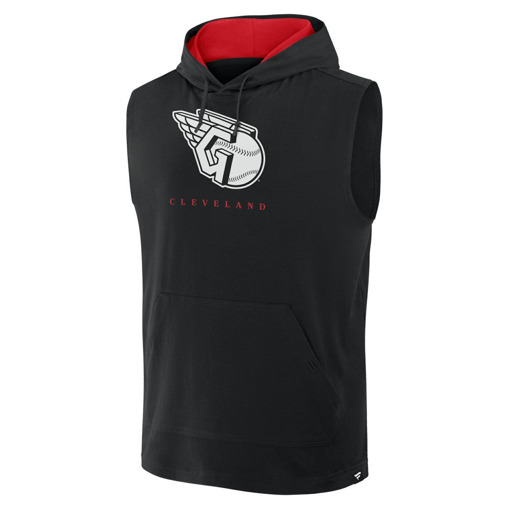 Cleveland Guardians Fire Speed Sleeveless Pullover Hoodie Black