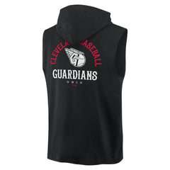 Cleveland Guardians Fire Speed Sleeveless Pullover Hoodie Black