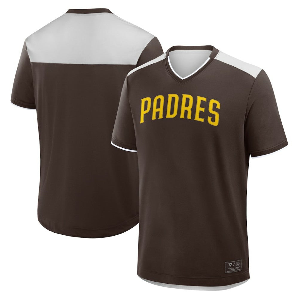 San Diego Padres Walk Off V-Neck T-Shirt Brown