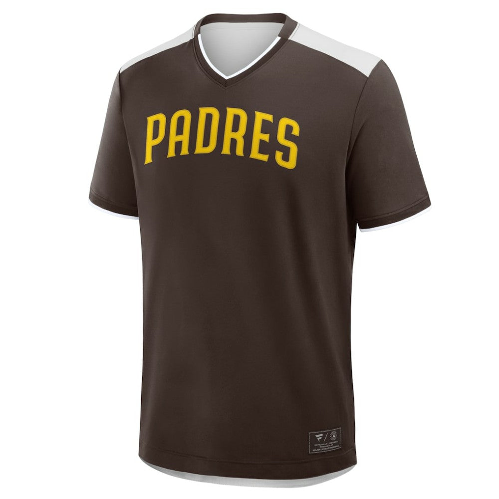 San Diego Padres Walk Off V-Neck T-Shirt Brown