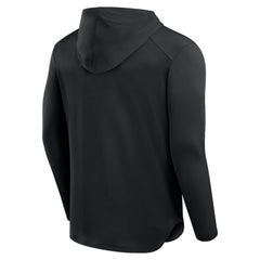 Chicago Cubs Front Office Power Mono Long Sleeve Hoodie T-Shirt Black