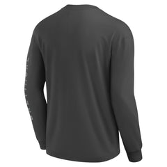Baltimore Orioles Elements Future Ground Tonal Info Long Sleeve T-Shirt Charcoal