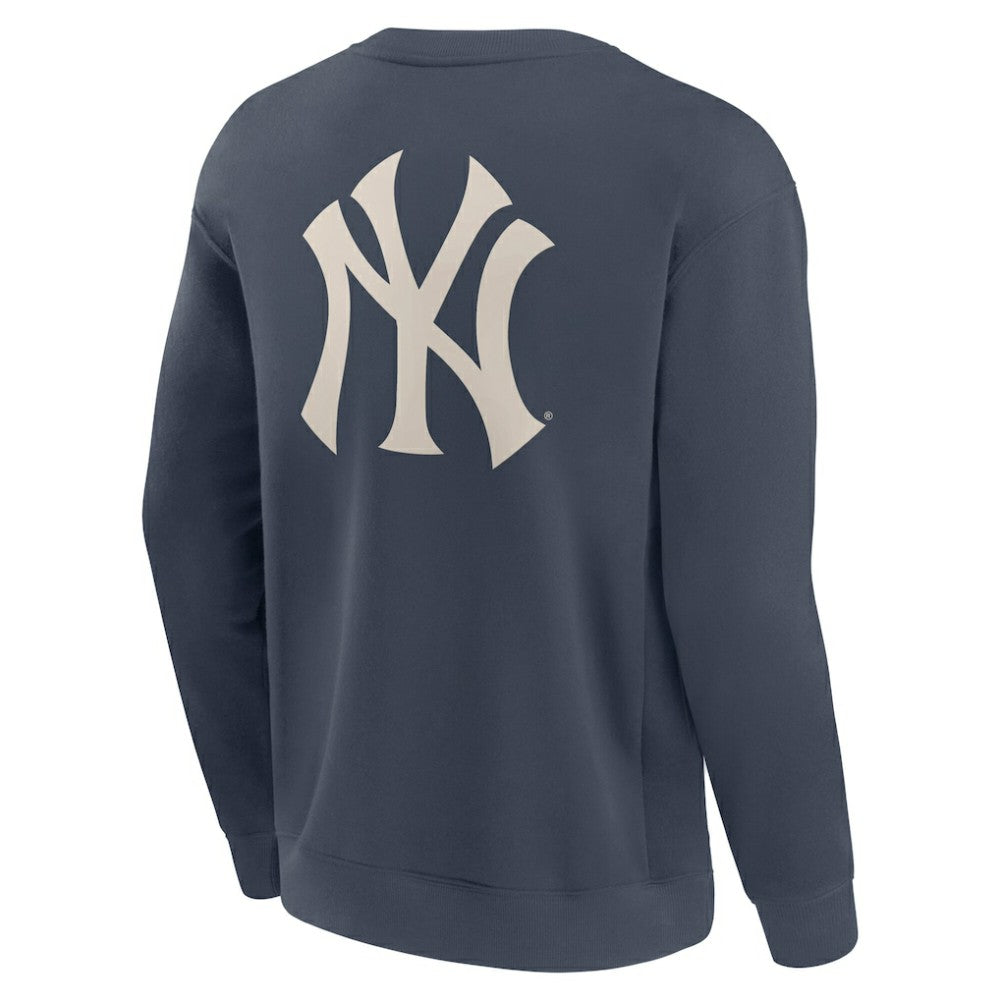 New York Yankees Elements Future Ground Lettering Pullover Sweatshirt Blue