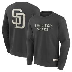 San Diego Padres Elements Future Ground Lettering Pullover Sweatshirt Charcoal