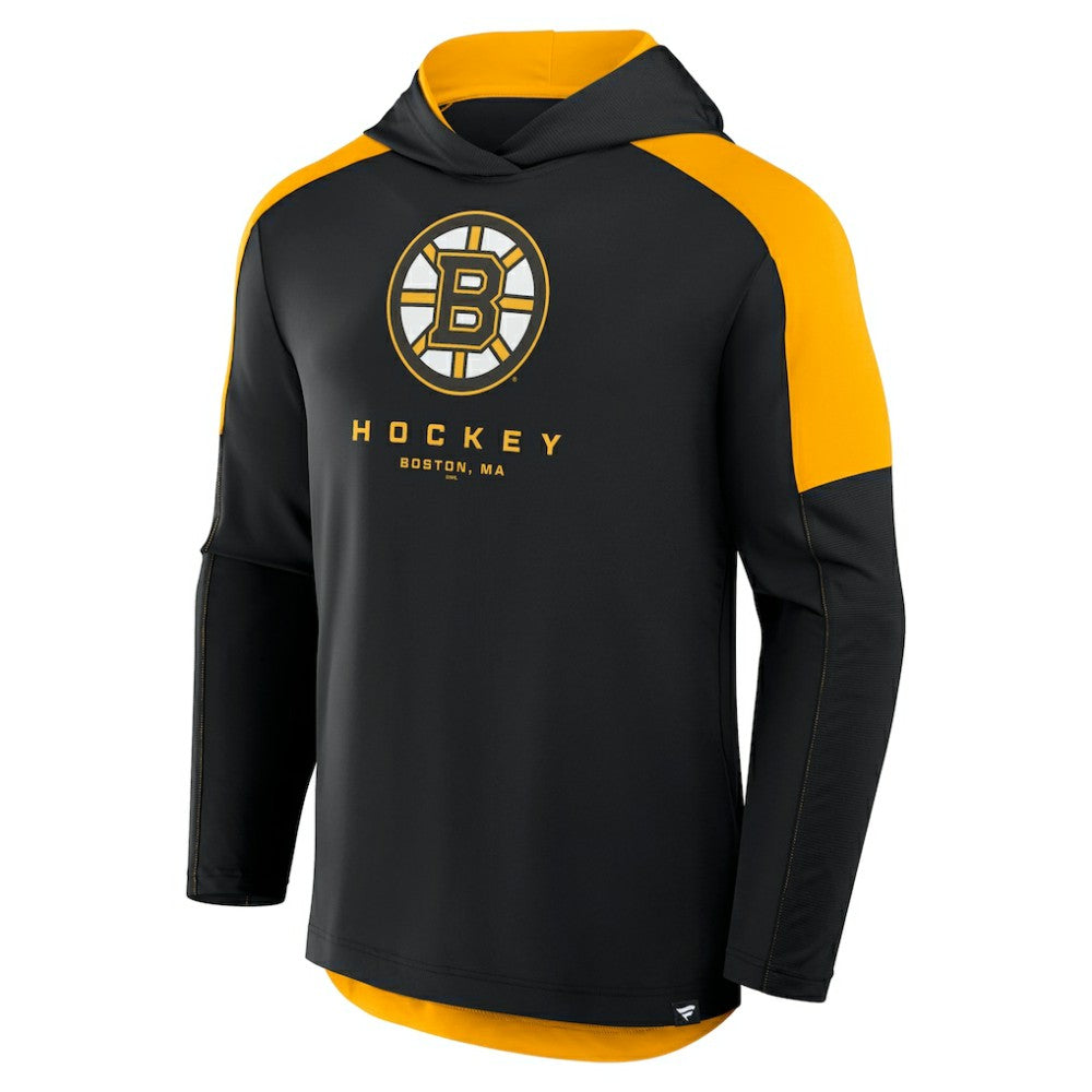 Boston Bruins Fanatics Meta Game Transitional Pullover Hoodie Black