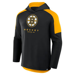 Boston Bruins Fanatics Meta Game Transitional Pullover Hoodie Black