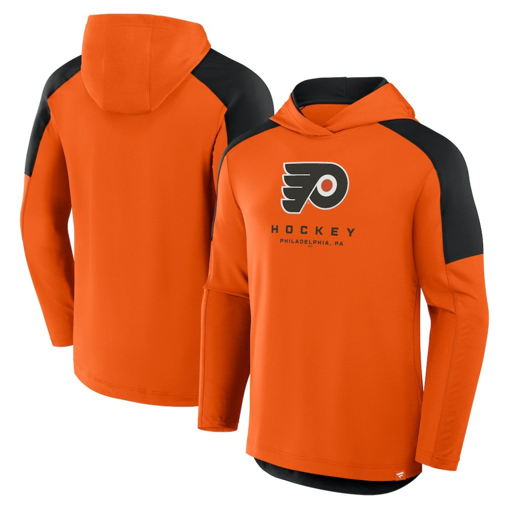 Philadelphia Flyers Fanatics Meta Game Transitional Pullover Hoodie Orange