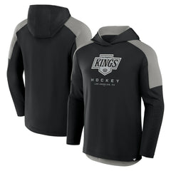 Los Angeles Kings Fanatics Meta Game Transitional Pullover Hoodie Black