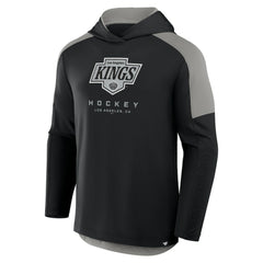 Los Angeles Kings Fanatics Meta Game Transitional Pullover Hoodie Black