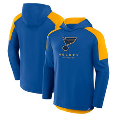 St. Louis Blues Fanatics Meta Game Transitional Pullover Hoodie Royal