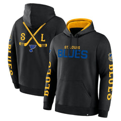 St. Louis Blues Fanatics Big City Legacy Fleece Pullover Hoodie Black