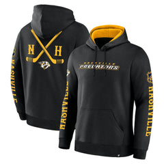Nashville Predators Fanatics Big City Legacy Fleece Pullover Hoodie Black
