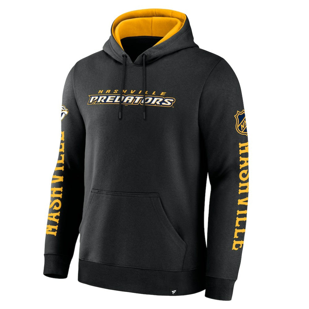 Nashville Predators Fanatics Big City Legacy Fleece Pullover Hoodie Black