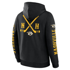 Nashville Predators Fanatics Big City Legacy Fleece Pullover Hoodie Black