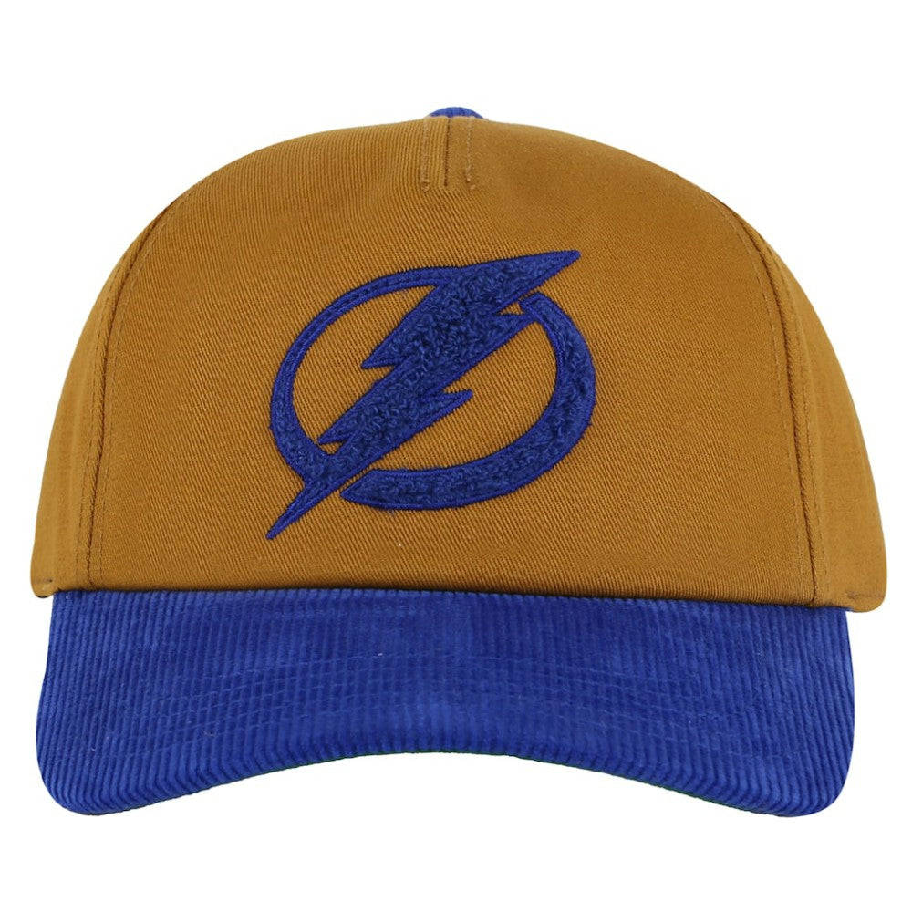 Tampa Bay Lightning American Needle Burnett Adjustable Hat Tan/Blue