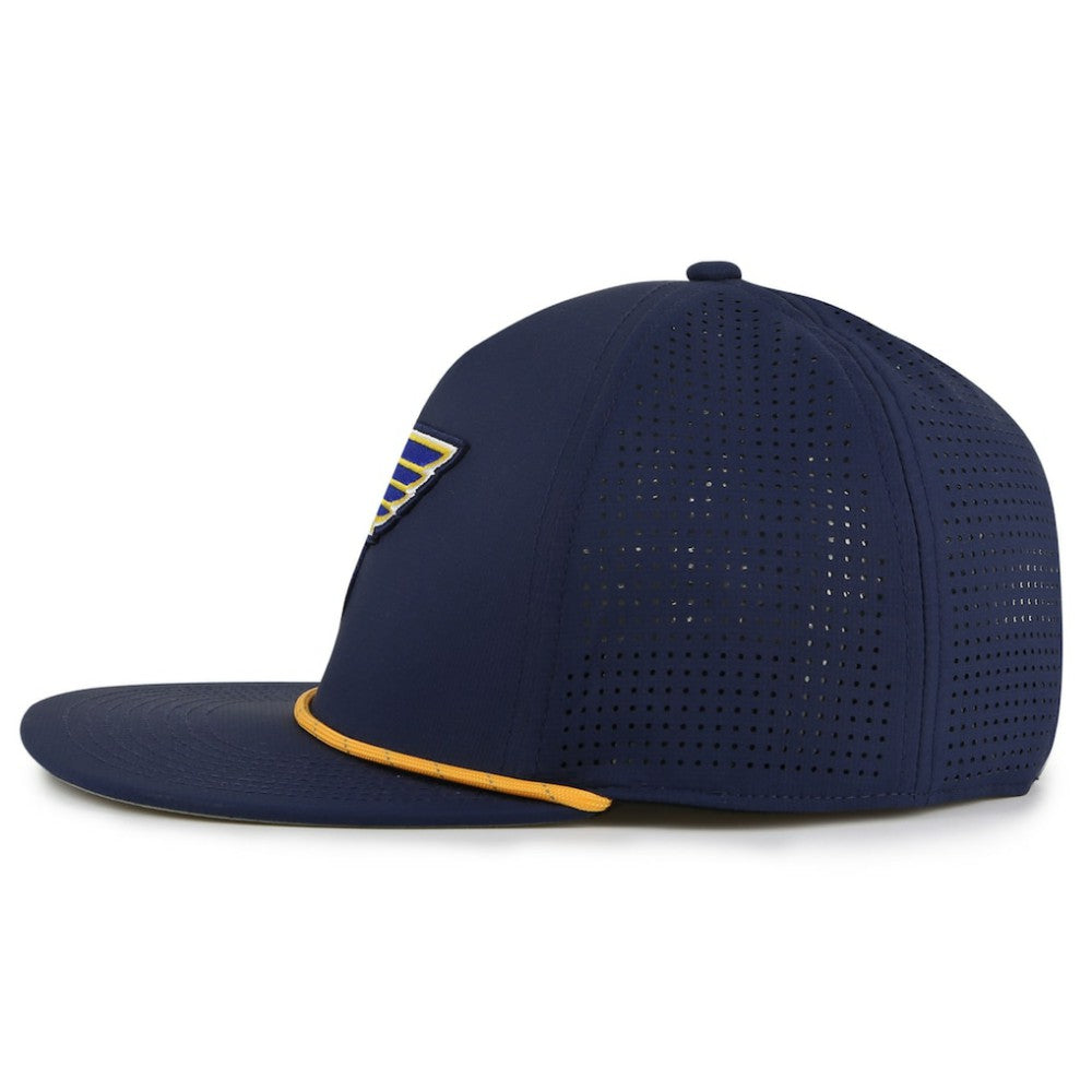St. Louis Blues American Needle Buxton Pro Tech Adjustable Hat Navy