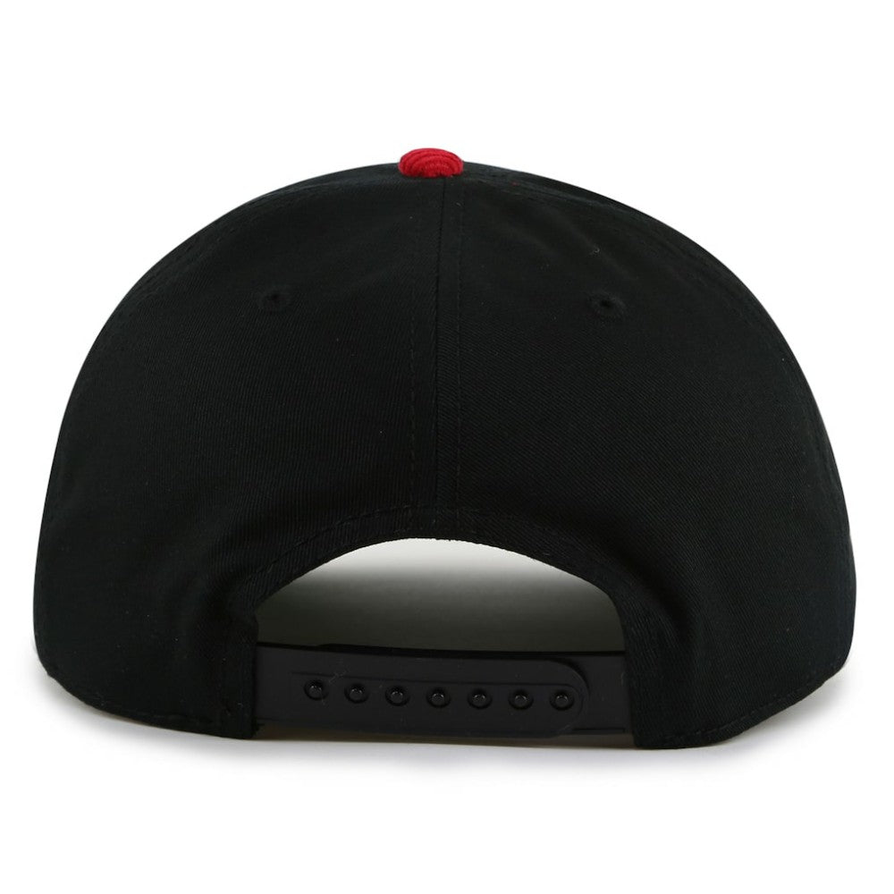 New Jersey Devils American Needle Burnett Adjustable Hat Black/Red