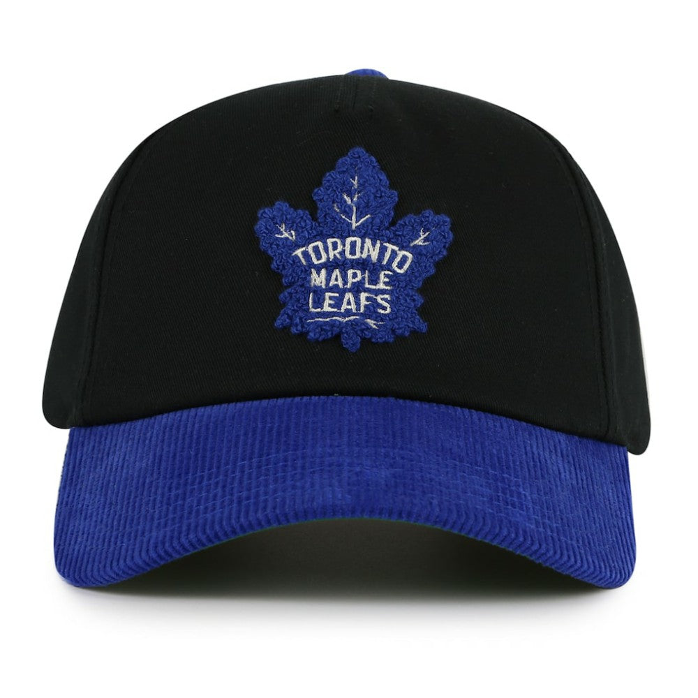 Toronto Maple Leafs American Needle Burnett Adjustable Hat Black/Blue