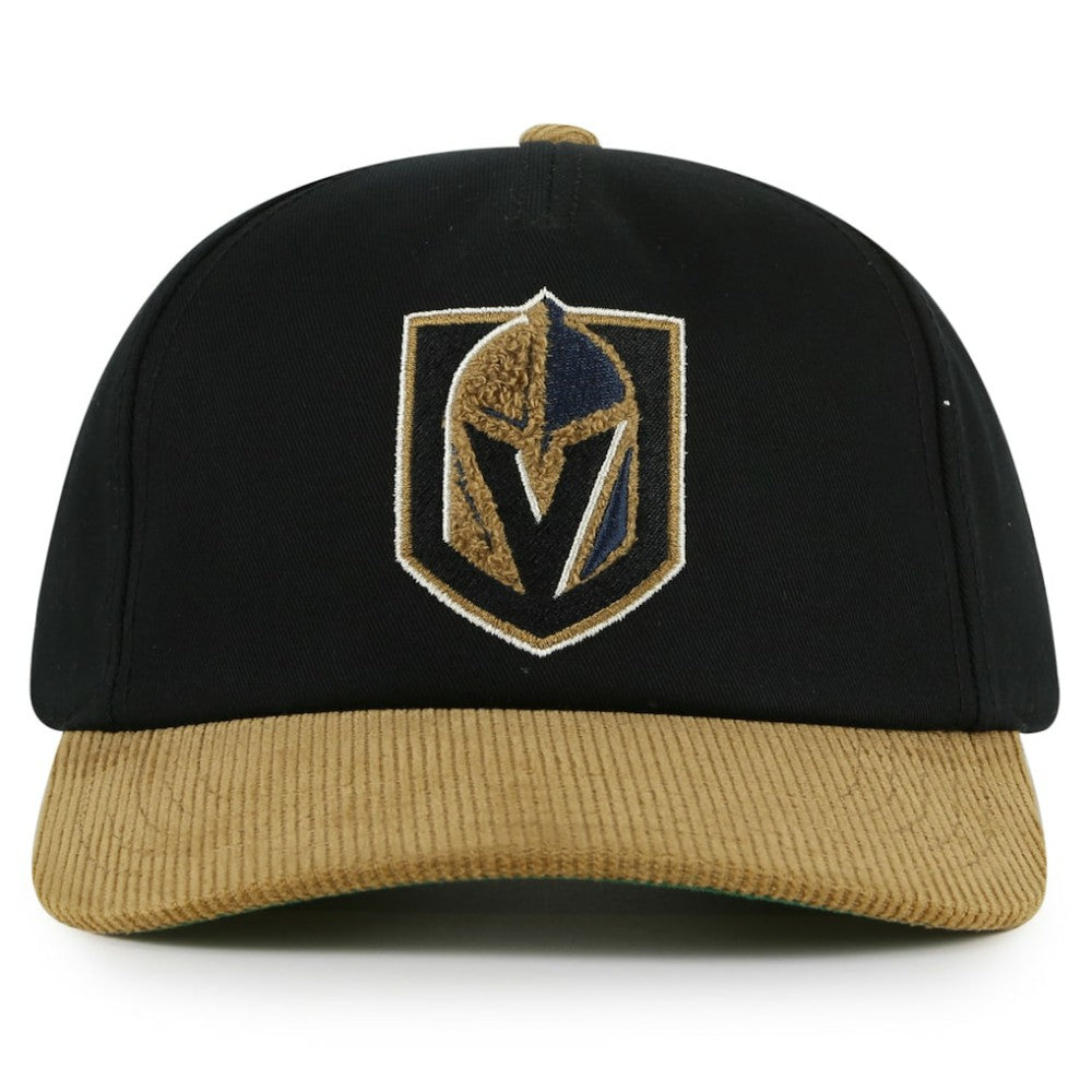 Vegas Golden Knights American Needle Burnett Adjustable Hat Black/Gold