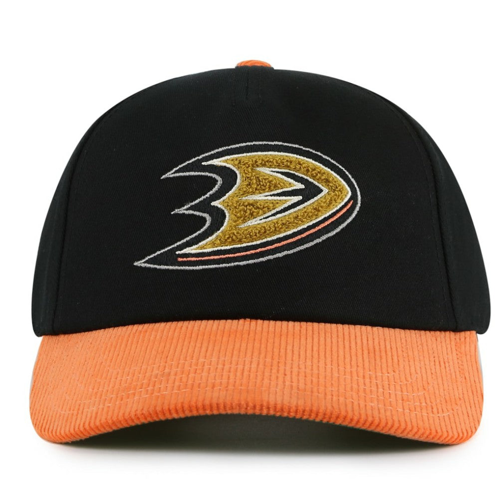 Anaheim Ducks American Needle Burnett Adjustable Hat Black/Orange