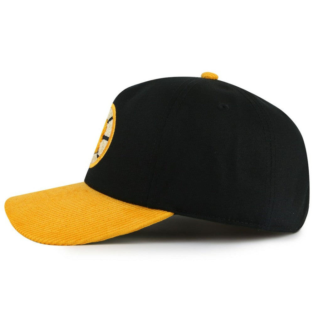 Boston Bruins American Needle Burnett Adjustable Hat Black/Gold